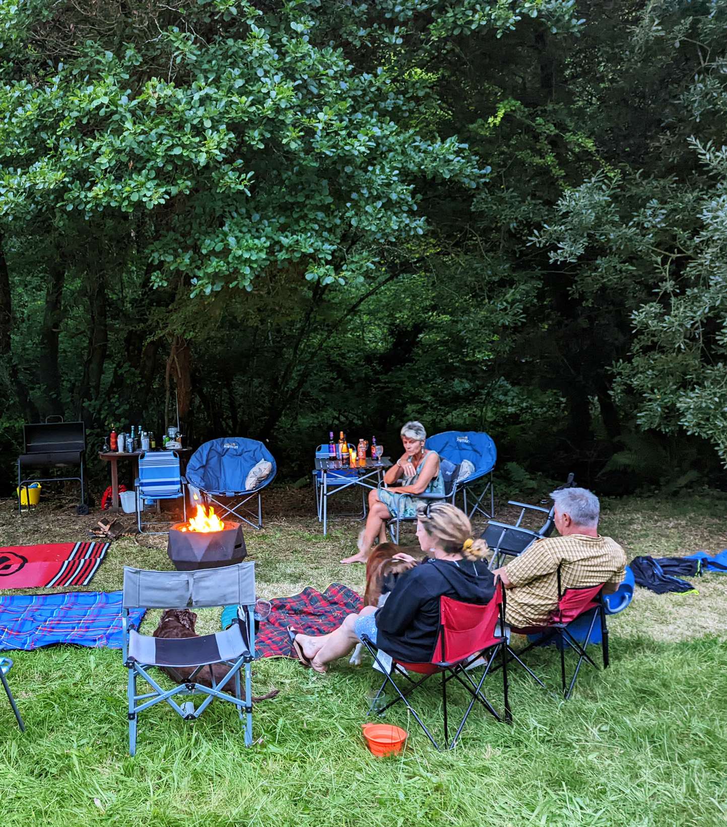 Penvose camping in Cornwall